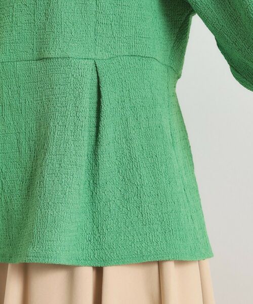 ITS'DEMO / イッツデモ カットソー | シャーリングジャカードトップス | 詳細19