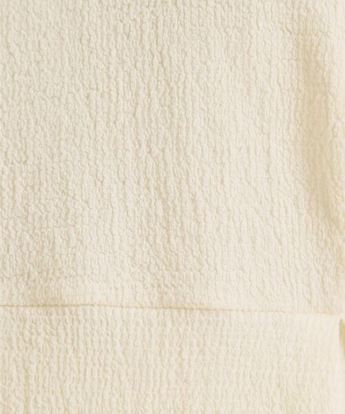 ITS'DEMO / イッツデモ カットソー | シャーリングジャカードトップス | 詳細4