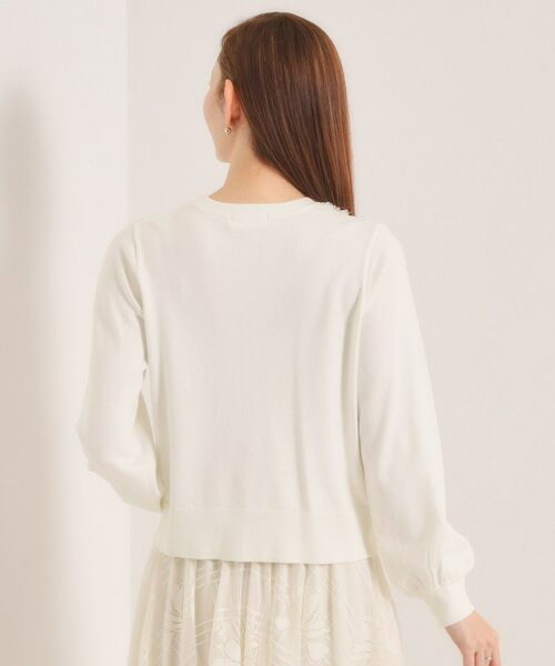 ITS'DEMO / イッツデモ カーディガン・ボレロ | 【手洗い可】フロントレースニットカーデ | 詳細11