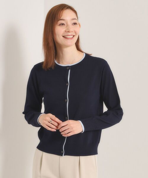 ITS'DEMO / イッツデモ カーディガン・ボレロ | 【手洗い可】レイヤード風カーディガン | 詳細13