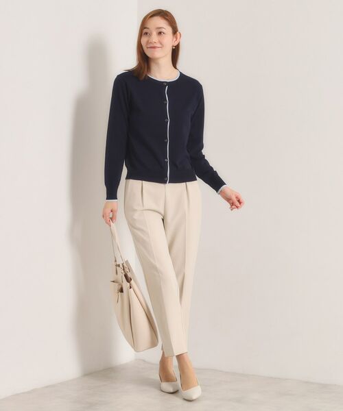 ITS'DEMO / イッツデモ カーディガン・ボレロ | 【手洗い可】レイヤード風カーディガン | 詳細15