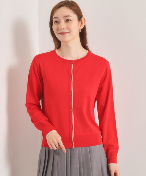 ITS'DEMO / イッツデモ カーディガン・ボレロ | 【手洗い可】レイヤード風カーディガン | 詳細17