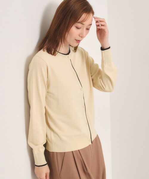 ITS'DEMO / イッツデモ カーディガン・ボレロ | 【手洗い可】レイヤード風カーディガン | 詳細2