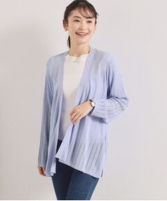 ITS'DEMO / イッツデモ カーディガン・ボレロ | 透かし編みカーディガン