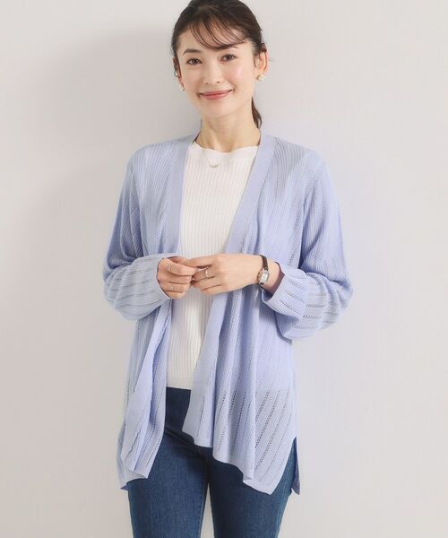 ITS'DEMO / イッツデモ カーディガン・ボレロ | 透かし編みカーディガン | 詳細13