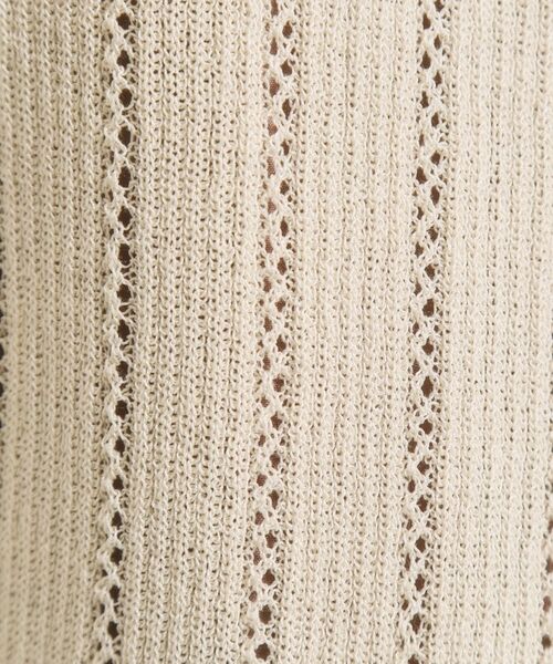 ITS'DEMO / イッツデモ カーディガン・ボレロ | 透かし編みカーディガン | 詳細4