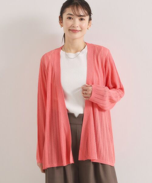 ITS'DEMO / イッツデモ カーディガン・ボレロ | 透かし編みカーディガン | 詳細9