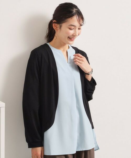 ITS'DEMO / イッツデモ カーディガン・ボレロ | 【UVカット／洗濯機OK】ボレロ（ブラック(019)）