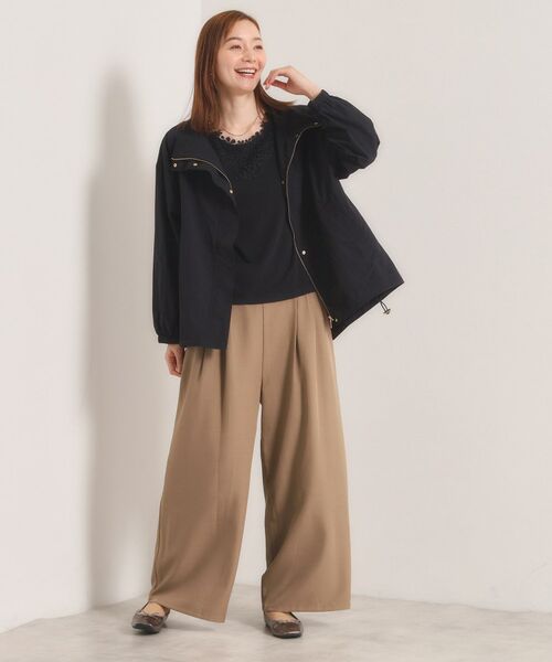 ITS'DEMO / イッツデモ レザーブルゾン・ジャケット | 【手洗い可／シルエット調整可】ナイロンマンパ | 詳細8