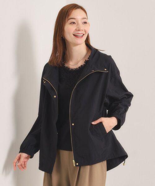 ITS'DEMO / イッツデモ レザーブルゾン・ジャケット | 【手洗い可／シルエット調整可】ナイロンマンパ（ブラック(019)）