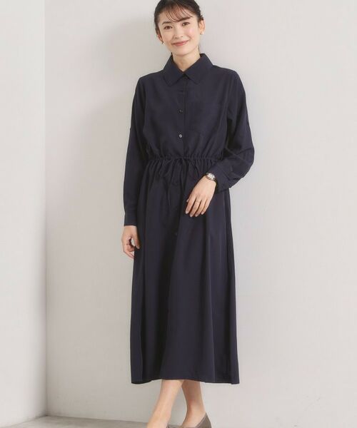 ITS'DEMO / イッツデモ ロング・マキシ丈ワンピース | 【UVケア／接触冷感／吸水速乾】ロールアップ袖ワンピース | 詳細17