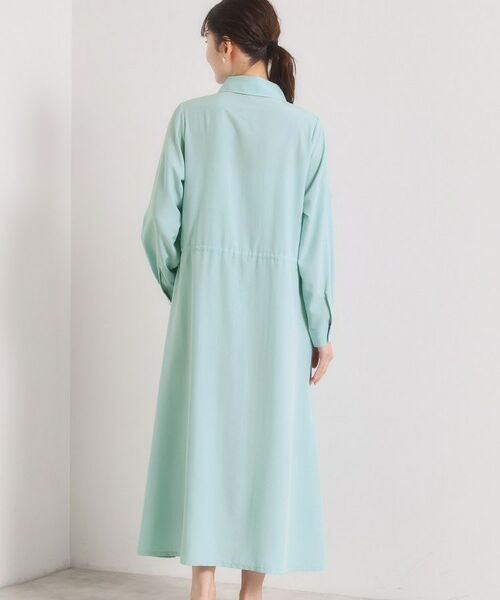 ITS'DEMO / イッツデモ ロング・マキシ丈ワンピース | 【UVケア／接触冷感／吸水速乾】ロールアップ袖ワンピース | 詳細22