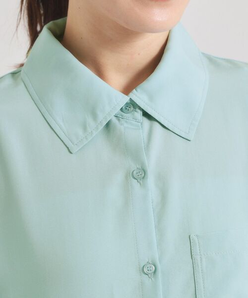 ITS'DEMO / イッツデモ ロング・マキシ丈ワンピース | 【UVケア／接触冷感／吸水速乾】ロールアップ袖ワンピース | 詳細23