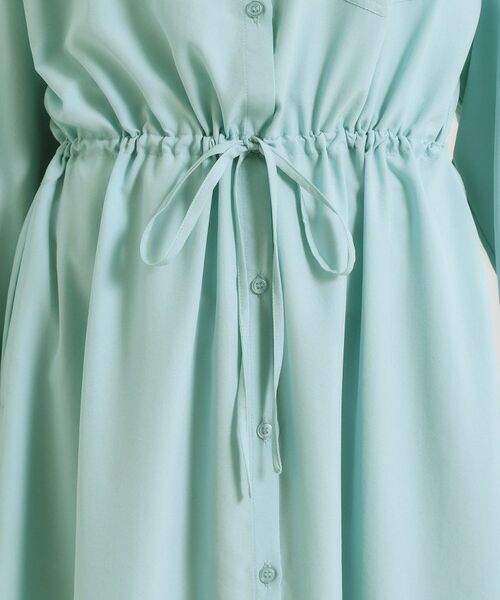 ITS'DEMO / イッツデモ ロング・マキシ丈ワンピース | 【UVケア／接触冷感／吸水速乾】ロールアップ袖ワンピース | 詳細27