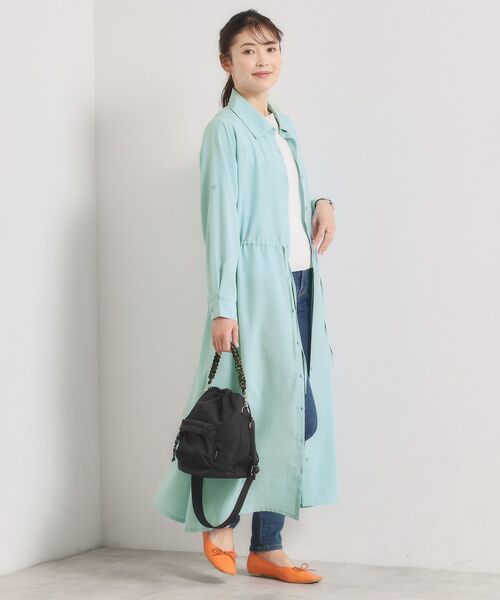 ITS'DEMO / イッツデモ ロング・マキシ丈ワンピース | 【UVケア／接触冷感／吸水速乾】ロールアップ袖ワンピース | 詳細5