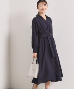 ITS'DEMO / イッツデモ ロング・マキシ丈ワンピース | 【UVケア／洗濯機OK】カシュクールワンピース