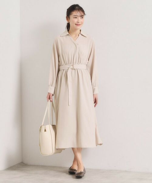 ITS'DEMO / イッツデモ ロング・マキシ丈ワンピース | 【UVケア／洗濯機OK】カシュクールワンピース | 詳細13