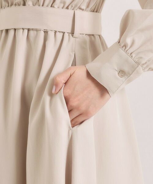 ITS'DEMO / イッツデモ ロング・マキシ丈ワンピース | 【UVケア／洗濯機OK】カシュクールワンピース | 詳細20