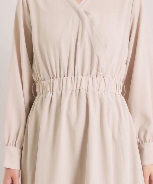 ITS'DEMO / イッツデモ ロング・マキシ丈ワンピース | 【UVケア／洗濯機OK】カシュクールワンピース | 詳細21