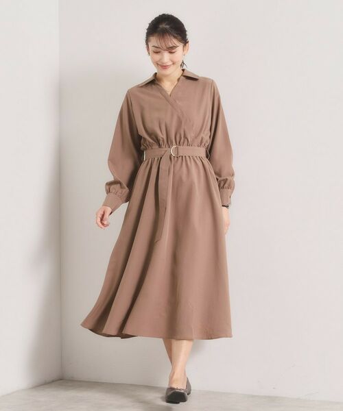 ITS'DEMO / イッツデモ ロング・マキシ丈ワンピース | 【UVケア／洗濯機OK】カシュクールワンピース | 詳細5