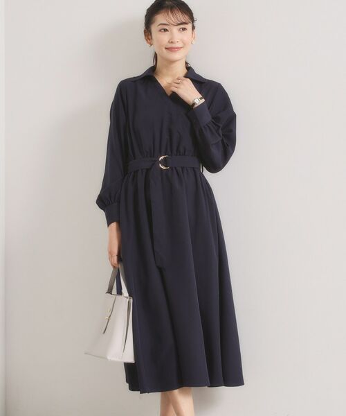 ITS'DEMO / イッツデモ ロング・マキシ丈ワンピース | 【UVケア／洗濯機OK】カシュクールワンピース | 詳細7