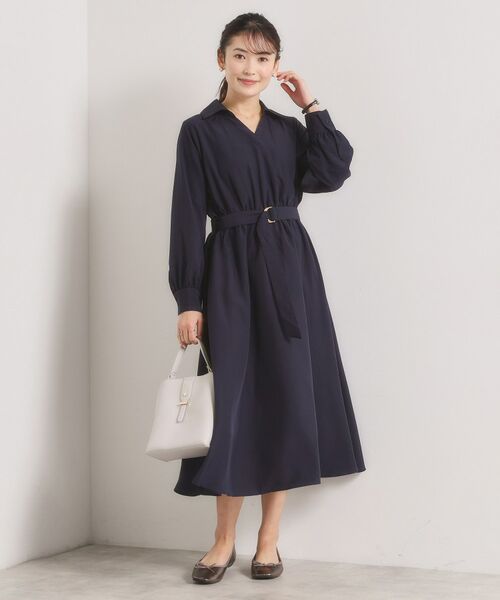 ITS'DEMO / イッツデモ ロング・マキシ丈ワンピース | 【UVケア／洗濯機OK】カシュクールワンピース | 詳細9