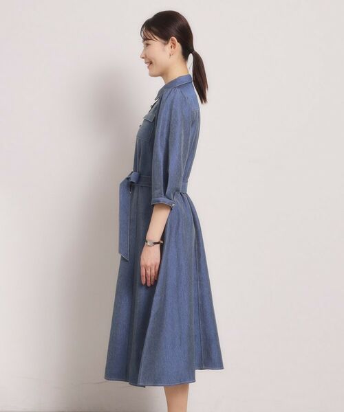 ITS'DEMO / イッツデモ ロング・マキシ丈ワンピース | デニム風ワンピース | 詳細10