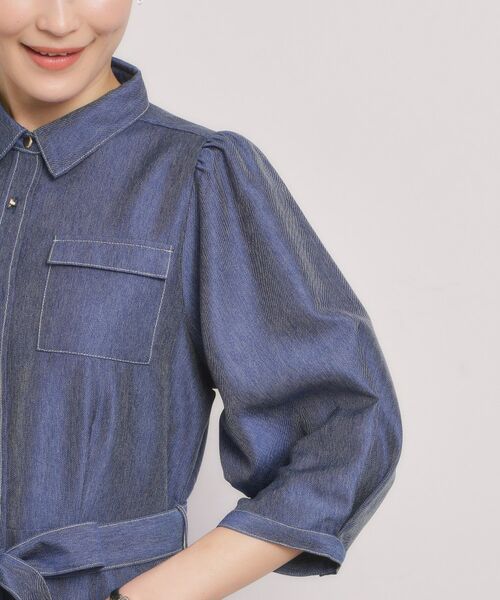 ITS'DEMO / イッツデモ ロング・マキシ丈ワンピース | デニム風ワンピース | 詳細13