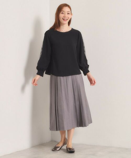 ITS'DEMO / イッツデモ シャツ・ブラウス | 【手洗い可】袖スリットレースブラウス | 詳細11