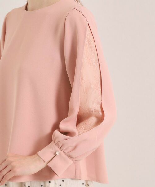 ITS'DEMO / イッツデモ シャツ・ブラウス | 【手洗い可】袖スリットレースブラウス | 詳細22