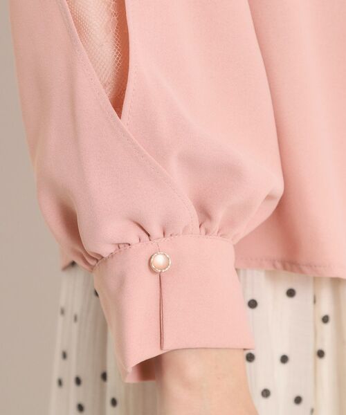 ITS'DEMO / イッツデモ シャツ・ブラウス | 【手洗い可】袖スリットレースブラウス | 詳細23