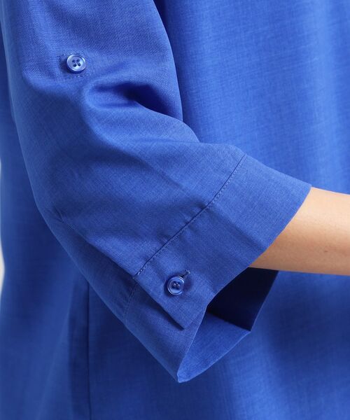 ITS'DEMO / イッツデモ シャツ・ブラウス | 【UVケア／洗濯機OK／接触冷感／吸水速乾】麻調合繊スキッパーチュニック | 詳細28