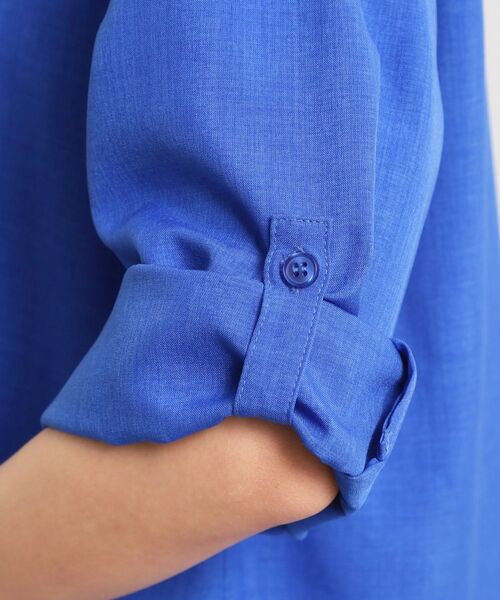 ITS'DEMO / イッツデモ シャツ・ブラウス | 【UVケア／洗濯機OK／接触冷感／吸水速乾】麻調合繊スキッパーチュニック | 詳細29