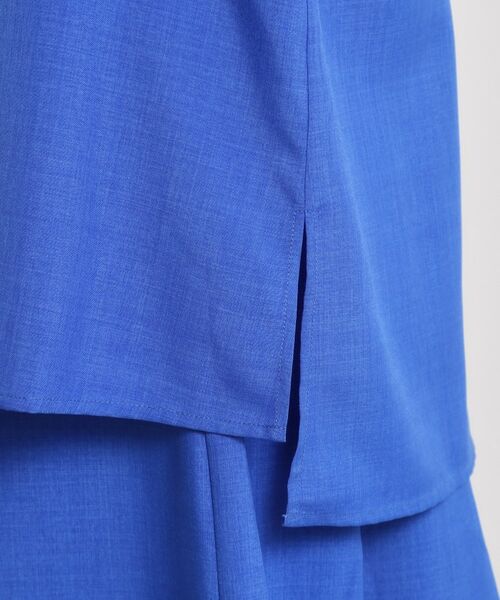 ITS'DEMO / イッツデモ シャツ・ブラウス | 【UVケア／洗濯機OK／接触冷感／吸水速乾】麻調合繊スキッパーチュニック | 詳細30