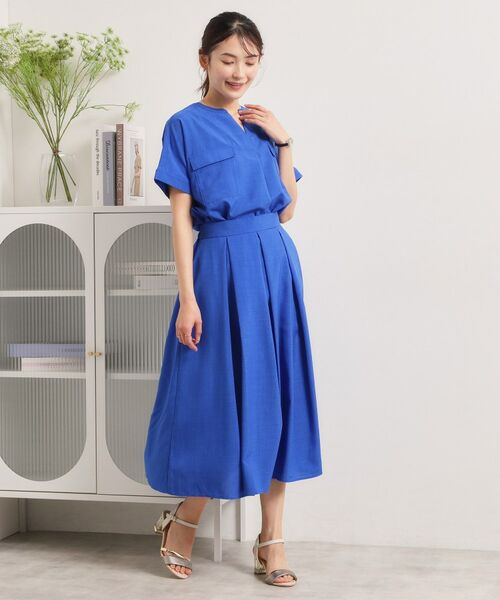 ITS'DEMO / イッツデモ シャツ・ブラウス | 【UVケア／洗濯機OK／接触冷感／吸水速乾】麻調合繊ポケ付きブラウス | 詳細13