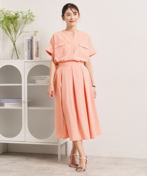 ITS'DEMO / イッツデモ シャツ・ブラウス | 【UVケア／洗濯機OK／接触冷感／吸水速乾】麻調合繊ポケ付きブラウス | 詳細4