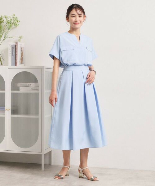 ITS'DEMO / イッツデモ シャツ・ブラウス | 【UVケア／洗濯機OK／接触冷感／吸水速乾】麻調合繊ポケ付きブラウス | 詳細9