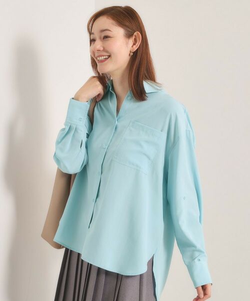 ITS'DEMO / イッツデモ シャツ・ブラウス | 【接触冷感／吸水速乾／UV／洗濯機OK】袖2wayブラウス | 詳細13