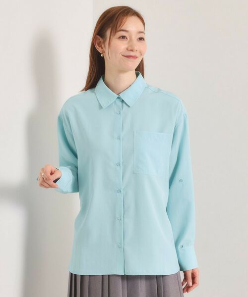 ITS'DEMO / イッツデモ シャツ・ブラウス | 【接触冷感／吸水速乾／UV／洗濯機OK】袖2wayブラウス | 詳細17