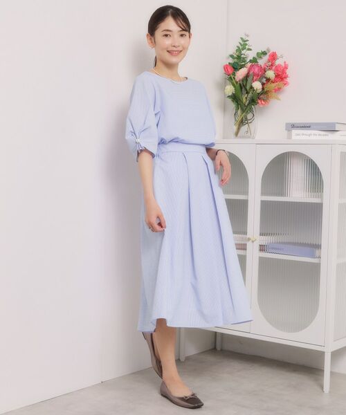 ITS'DEMO / イッツデモ シャツ・ブラウス | 【手洗い可／セットアップ可】サッカーブラウス | 詳細12