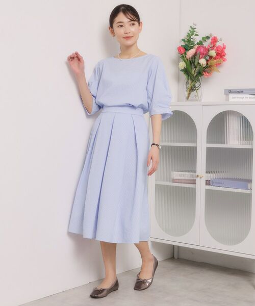 ITS'DEMO / イッツデモ シャツ・ブラウス | 【手洗い可／セットアップ可】サッカーブラウス | 詳細13