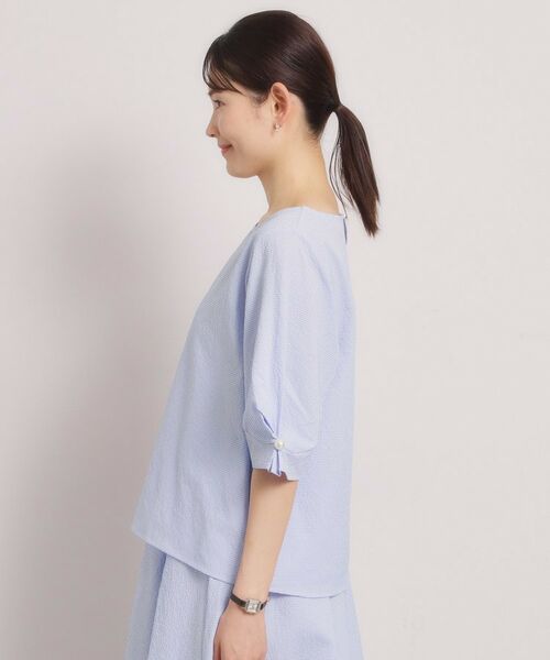 ITS'DEMO / イッツデモ シャツ・ブラウス | 【手洗い可／セットアップ可】サッカーブラウス | 詳細16