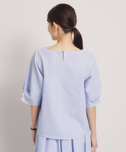 ITS'DEMO / イッツデモ シャツ・ブラウス | 【手洗い可／セットアップ可】サッカーブラウス | 詳細17