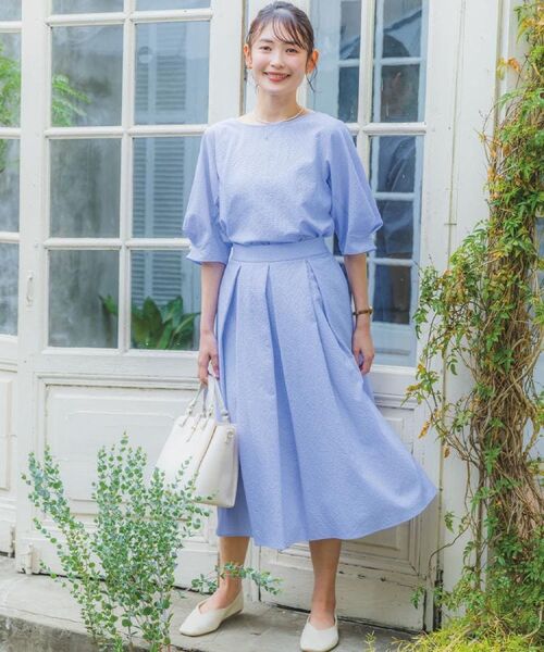 ITS'DEMO / イッツデモ シャツ・ブラウス | 【手洗い可／セットアップ可】サッカーブラウス | 詳細2