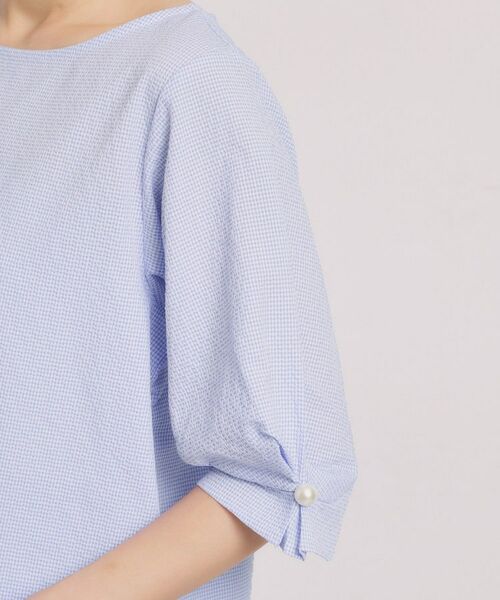 ITS'DEMO / イッツデモ シャツ・ブラウス | 【手洗い可／セットアップ可】サッカーブラウス | 詳細20