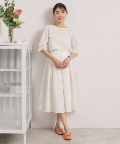 ITS'DEMO / イッツデモ シャツ・ブラウス | 【手洗い可／セットアップ可】サッカーブラウス | 詳細4