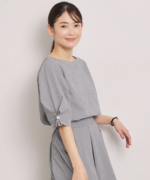 ITS'DEMO / イッツデモ シャツ・ブラウス | 【手洗い可／セットアップ可】サッカーブラウス | 詳細7