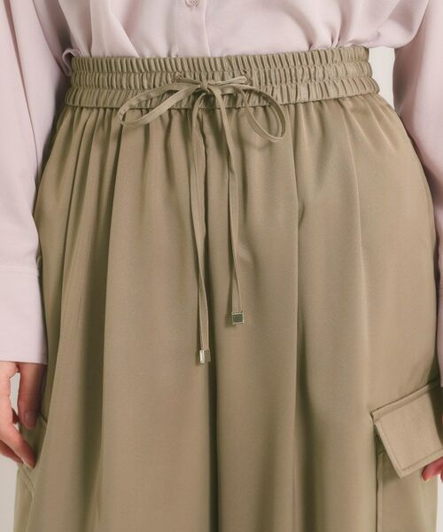 ITS'DEMO / イッツデモ パンツ | 【手洗い可】サテンカーゴパンツ | 詳細16