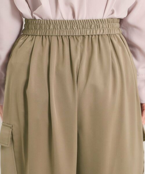ITS'DEMO / イッツデモ パンツ | 【手洗い可】サテンカーゴパンツ | 詳細17