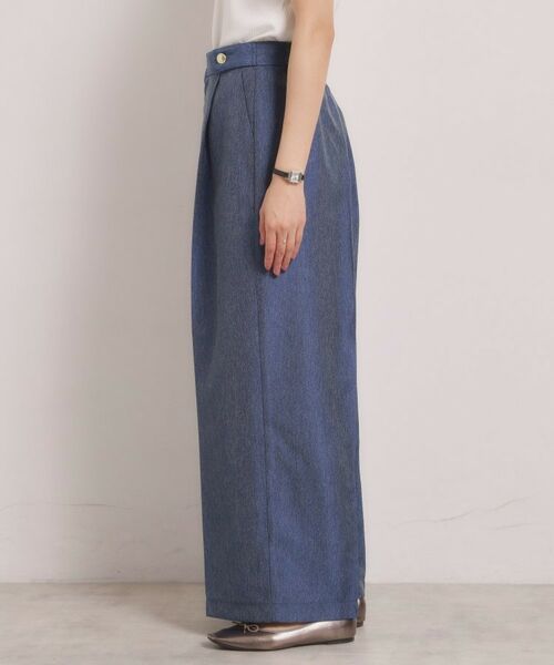 ITS'DEMO / イッツデモ パンツ | デニム風ワイドパンツ | 詳細10